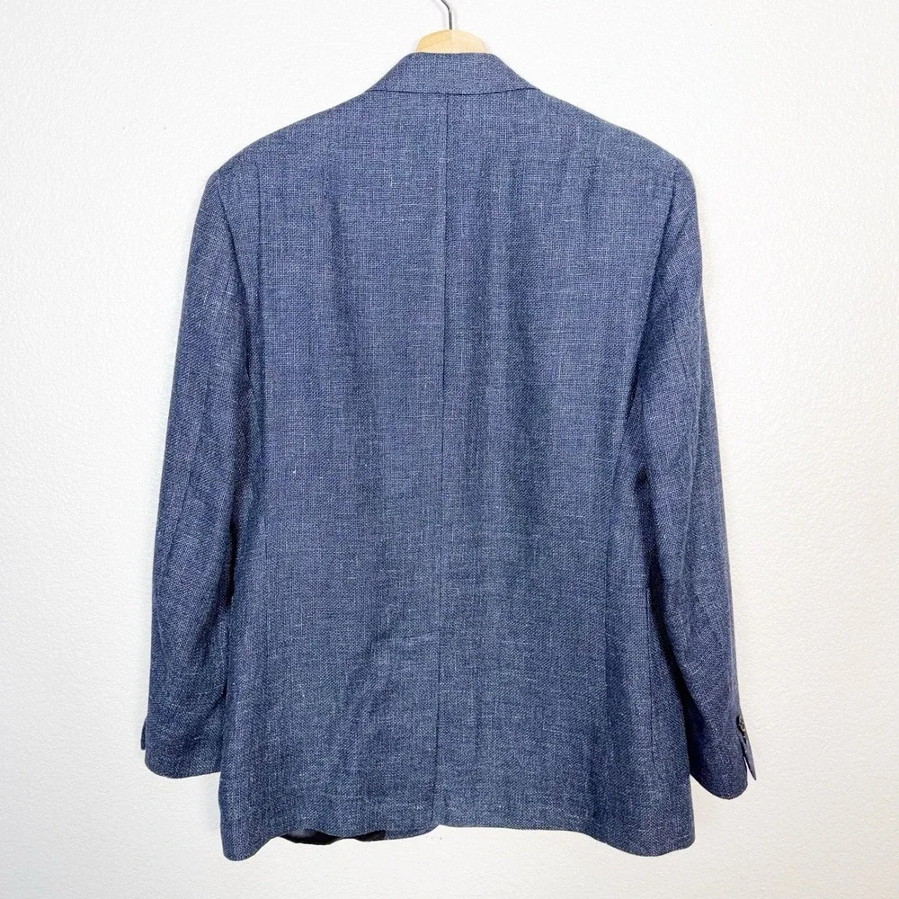 Billy Reid Linen Wool Blend Blazer Sports Coat Men's Size 40 R Partially Lined